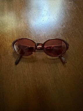 Guess Retro Oval Sunglasses - *Prescription* Red Tinted Frames and Lenses